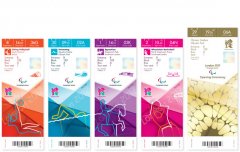 2012年伦敦奥运会门票设计样式发布
